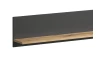 Nástenná polica Esteban 167 cm, antracit/dub evoke