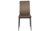 Jedálenská stolička Mette, hnedá látka