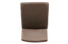 Jedálenská stolička Mette, hnedá látka