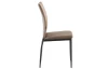 Jedálenská stolička Mette, hnedá látka