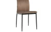 Jedálenská stolička Mette, hnedá látka