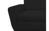 Rohová sedačka Helvetius, čierna látka