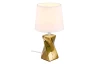 Stolná lampa Abeba, zlatá