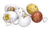 Veľkonočná dekorácia Závesné vajíčka s motívom pierok a zvieratiek