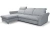 Rohová sedacia súprava Star, svetlo šedá látka