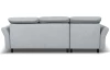 Rohová sedacia súprava Star, svetlo šedá látka