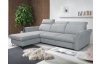 Rohová sedacia súprava Star, svetlo šedá látka