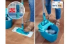 Upratovací set Leifheit PowerClean M, tyrkysový