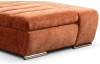 Rohová sedačka Kornelia, terakota štruktúrovaná tkanina, pravý roh