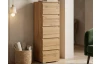 Vysoká úložná skrinka Image 45 cm, medový dub