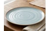 Plytký tanier Caoba 27,5 cm, modrý