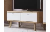 TV stolík Primo, dub riviera/biely