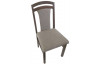 Jedálenská stolička Sylva, palisandr/béžová tkanina
