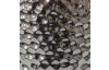 Váza Modern 29 cm, strieborná, atypický tvar