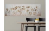 Ručne maľovaný obraz Kvety 120x40 cm, 3D štruktúra