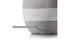 Stolová lampa Creto 33 cm, šedá/biela
