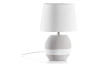 Stolová lampa Creto 33 cm, šedá/biela