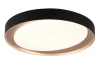 Stropné LED osvetlenie Zeta 48 cm, čierno-zlaté