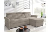 Rohová sedacia súprava Harris, hnedo-béžová taupe látka, pravý roh