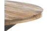 Okrúhly jedálenský stôl Ace 130 cm, masívne drevo