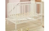 Detská baby postieľka Celia 60x120 cm, biela