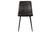 Jedálenská stolička Velvet, antracitová látka