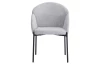 Jedálenská stolička Felicita, svetlo šedá štruktúrovaná látka