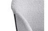 Jedálenská stolička Felicita, svetlo šedá štruktúrovaná látka