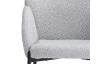 Jedálenská stolička Felicita, svetlo šedá štruktúrovaná látka
