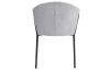 Jedálenská stolička Felicita, svetlo šedá štruktúrovaná látka