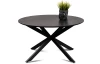 Okrúhly konferenčný stolík Paul, 48 cm, černý jasan