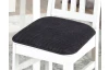 Súprava podsedákov na stoličky (2 ks) 40x40 cm, antracitová