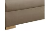 Rohová sedačka Helvetius, svetlo hnedá látka