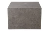 Súprava štvorcových stolíkov Maddox,imitácia šedého kameňa, 2 ks