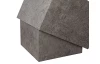 Súprava štvorcových stolíkov Maddox,imitácia šedého kameňa, 2 ks