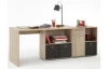 Písací stôl s regálom Lex, dub sonoma
