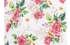 Záhradný polster Rosie 60x190 cm, ruža, biely