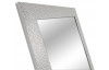 Nástenné zrkadlo Glamour 40x120 cm, strieborná štruktúra