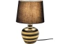 Stolová lampa Celia 30 cm, čierna/zlatá