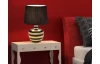Stolová lampa Celia 30 cm, čierna/zlatá