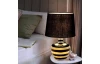 Stolová lampa Celia 30 cm, čierna/zlatá
