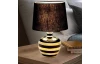 Stolová lampa Celia 30 cm, čierna/zlatá