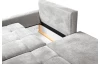 Rohová sedacia súprava Kevin, krémová látka, ľavý roh