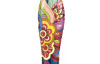 Dekoračná soška Žena vo farebných šatách, 35 cm