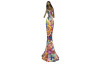 Dekoračná soška Žena vo farebných šatách, 35 cm