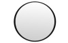 Nástenné zrkadlo Ring 50 cm, čierne okrúhle