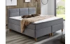 Posteľ boxspring Ardi 180x200 cm, šedá tkanina