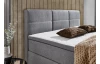 Posteľ boxspring Ardi 180x200 cm, šedá tkanina