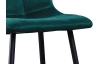 Jedálenská stolička Velvet, fľaškovo zelená látka