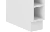 Dolný kuchynský regál Luna, 15 cm, biely